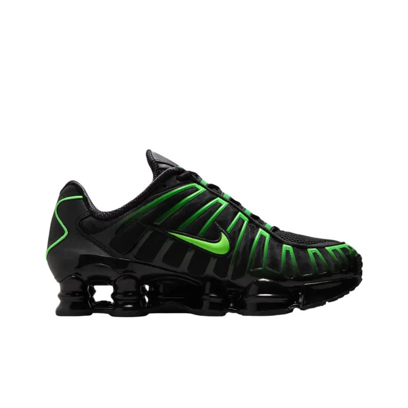 Nike Shox TL Series Anti Slip Wear Resistant Low Top Running Shoes Women's Black Green-1