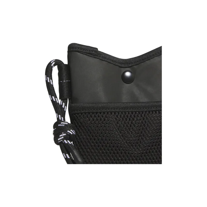 Adidas Polyester One Shoulder Crossbody Cell Phone Pouch Trumpets Unisex Black-3