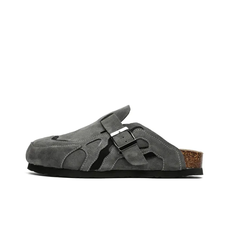 15 MINS Rubber Sole Stitching Abrasion Resistant Slip Resistant Closed Toe Slippers Unisex-11