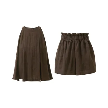 3COLOUR Casual Suit Women's Coffee