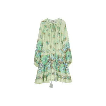 ALEMAIS Velma Floral-print Mini Dress