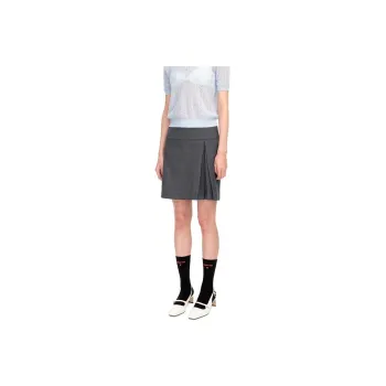 SHUSHUTONG Casual Short Skirts Women's Gray