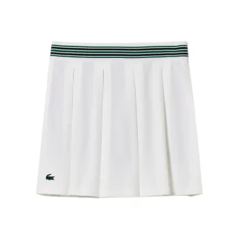 LACOSTE Casual Short Skirts Women's White