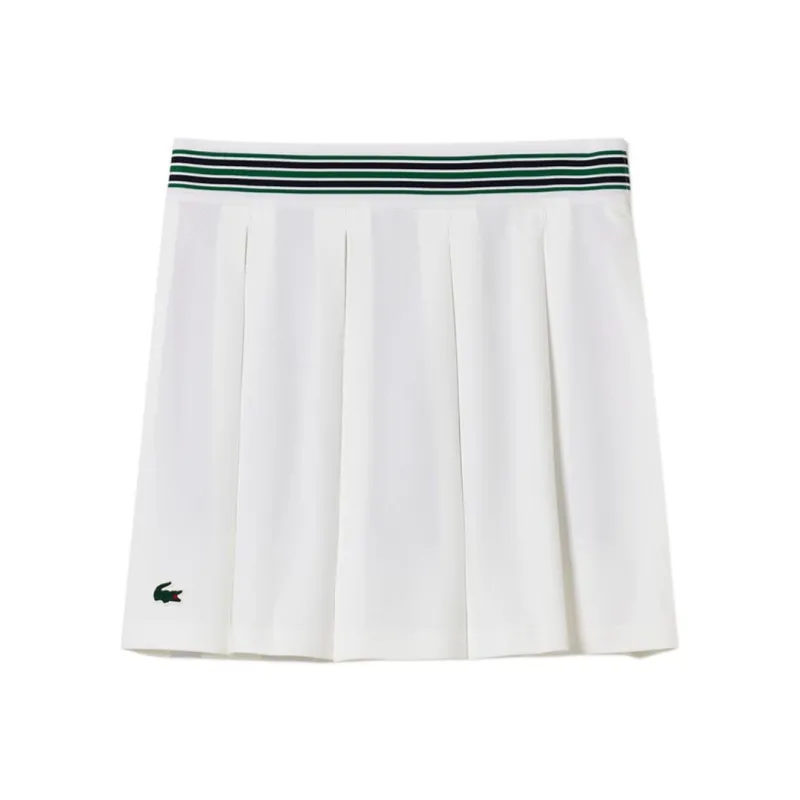 LACOSTE Casual Short Skirts Women's White-0