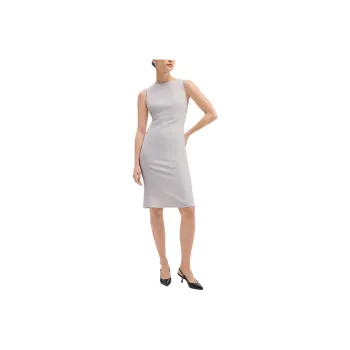 THEORY Sleeveless Dress Women's Platinum Gray