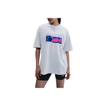 Nike Sportswear Regular T Shirt Women's White Purple