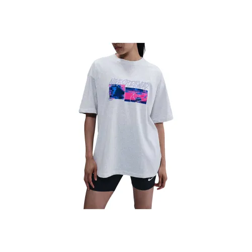 Nike Sportswear Regular T Shirt Women's White Purple