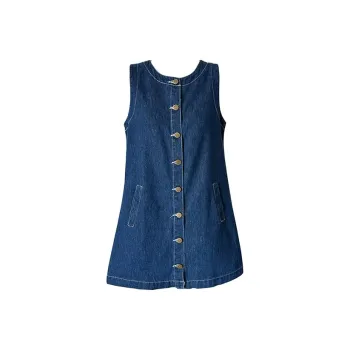 HUINIAN Sleeveless Dress Women's Dark Blue