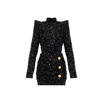 BALMAIN Sequin embellished Dress
