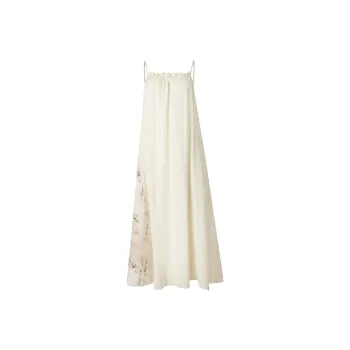 Zukizuki Slip Dresses Women's Ecru