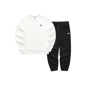 Skechers Colorful Casual Suit Women's Marshmallow White+Black