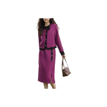 Wbwq Skirt Set Women's Rose Purple