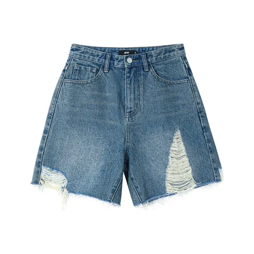 Dpercent Denim Shorts Women's Blue