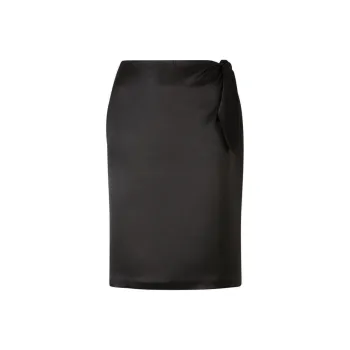SAINT LAURENT Saint Lauren Ruched Mini Skirt