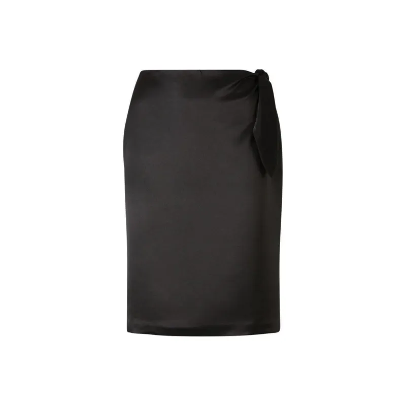 SAINT LAURENT Saint Lauren Ruched Mini Skirt-0