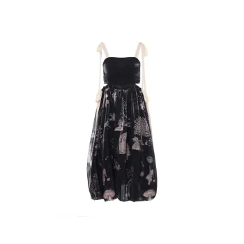 FLONAKED Slip Dresses Women's Black
