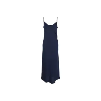 BE PLAIN Slip Dress Women's Blue