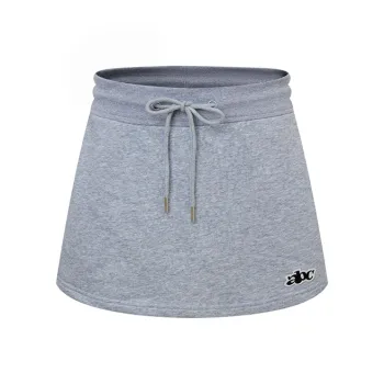 HEYABC Casual Short Skirts Women's Light Gray