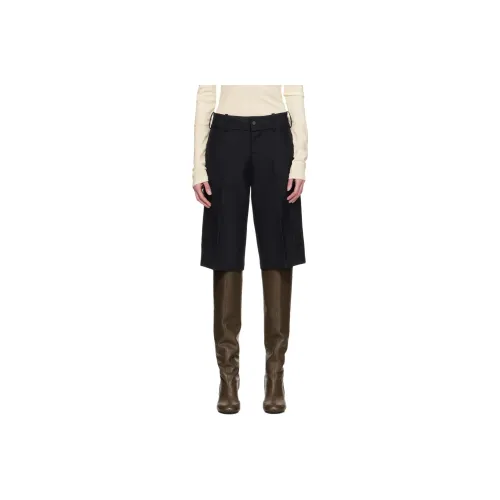 Fax Copy Express Cut out Waist Detailing Bermuda Shorts