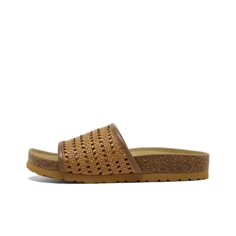 BATA Slide Slippers Women's Yellow , Yellow-0
