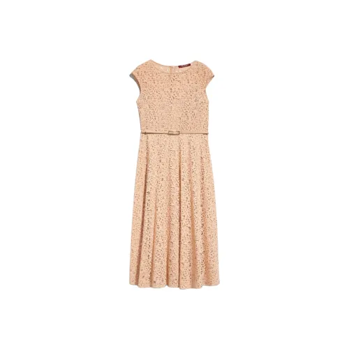 MaxMara Studio Sleeveless Dress Women's Beige