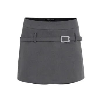 URBAN REVIVO Casual Shorts Women's Dark Gray