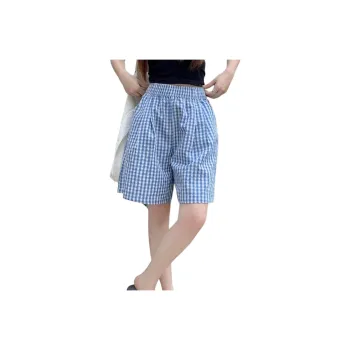 Ya Sheep People Casual Shorts Women's Dark Blue
