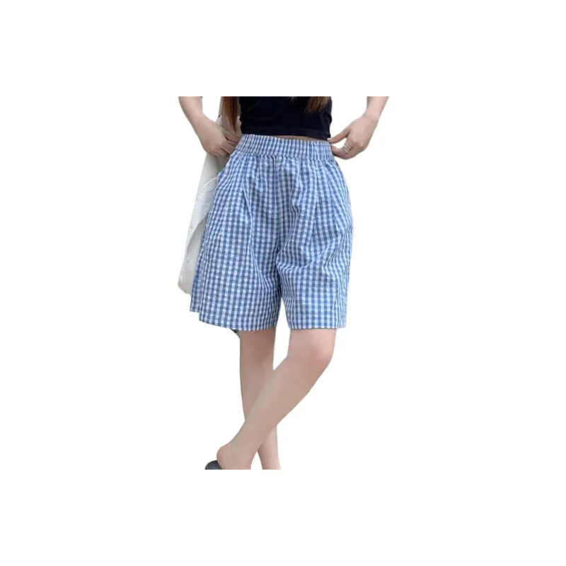 Ya Sheep People Casual Shorts Women's Dark Blue-0