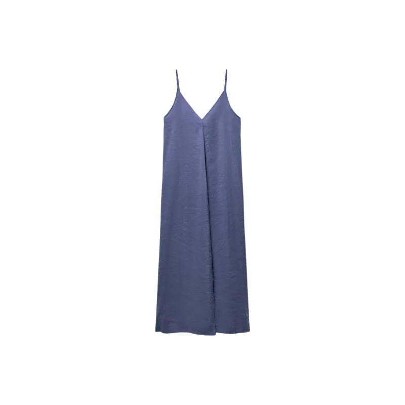 ZARA Slip Dresses Women's Bright Blue-0