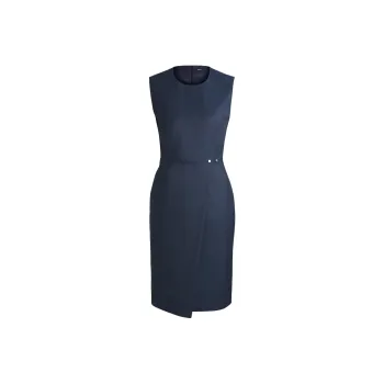 HUGO BOSS Sleeveless Dress Women's Dark Blue