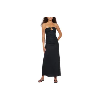 BEC+BRIDGE MARIANNA STRAPLESS DRESS Sleeveless Dress Women's BLACK/Black