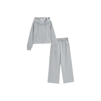 Love To Serve Casual Suit Women's Gray