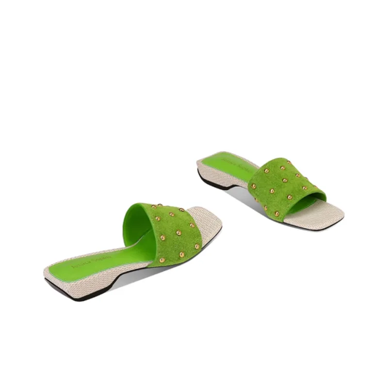 JESSICA SOPHIA Rubber Sole Odor Resistant Slide Slippers Women's-3