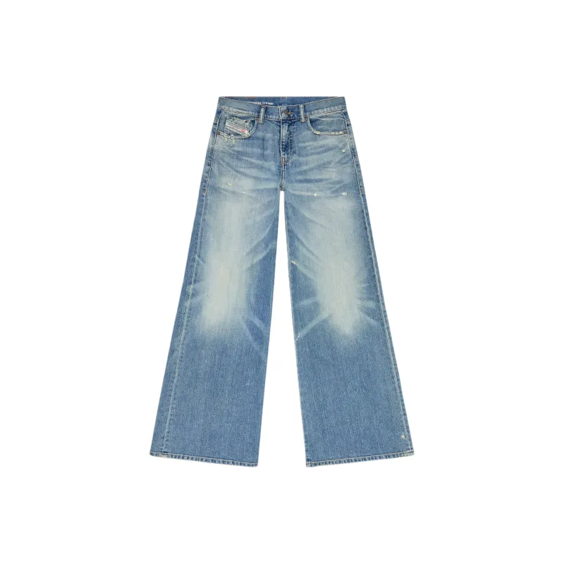 DIESEL 1978 D Akemi Distressed Bootcut Flared Jeans-0