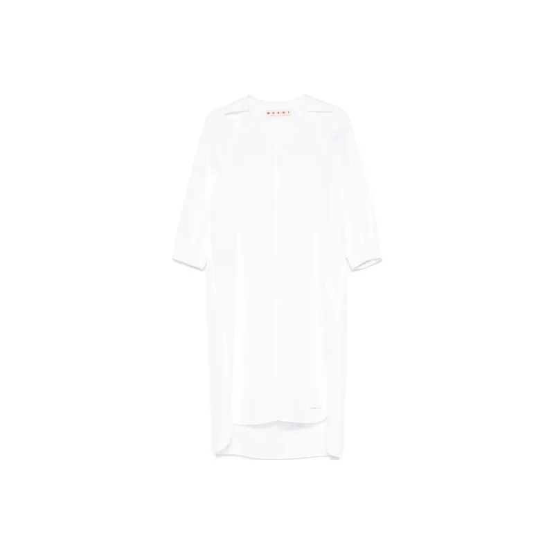 MARNI Poplin Midi Dress-0