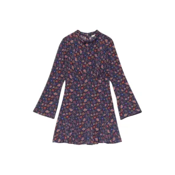 DOEN 3806 2606 100 MUL Long Sleeved Dress Women's Multicolor