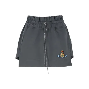 Vivienne Westwood Casual Short Skirts Women's Gray