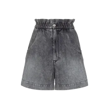 ISABEL MARANT Denim Shorts Women's Gray