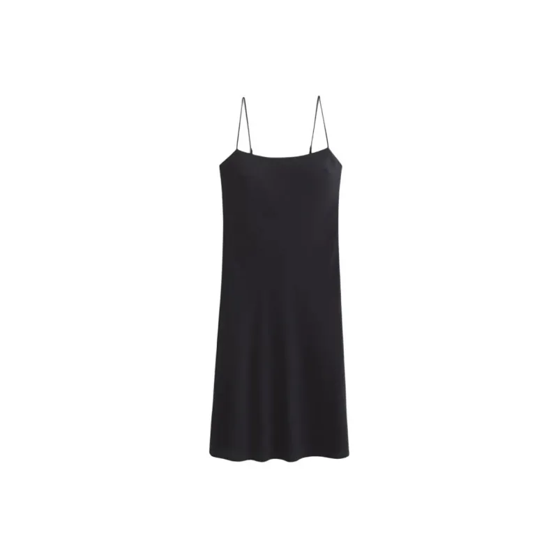 Abercrombie＆Fitch Slip Dress Women's Black-0