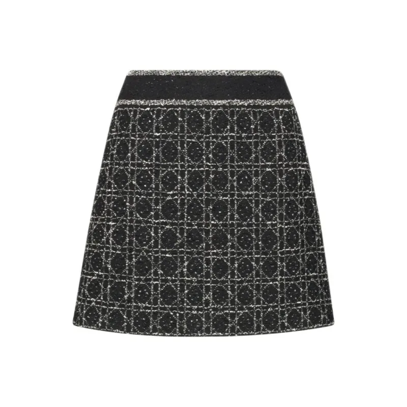 DIOR SS24 Casual Short Skirts Women's Black-0