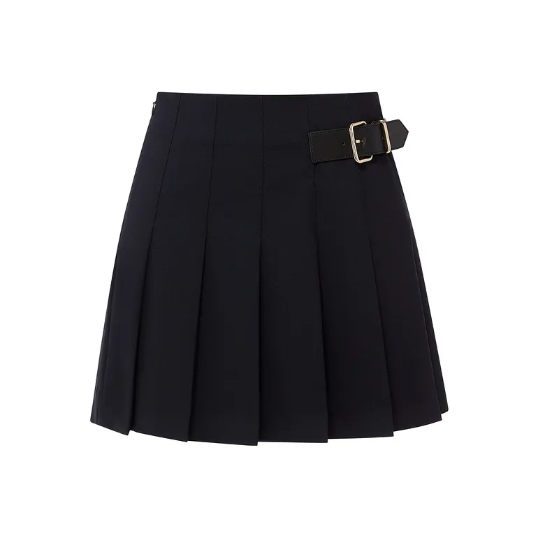 D'zzit Casual Short Skirts Women's Dark Blue-0
