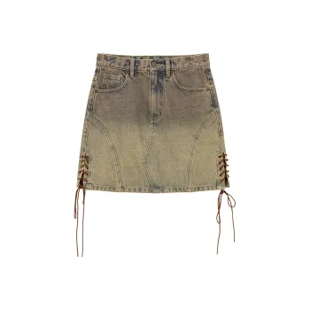 NO ONE ELSE Casual Short Skirts Women's Brown