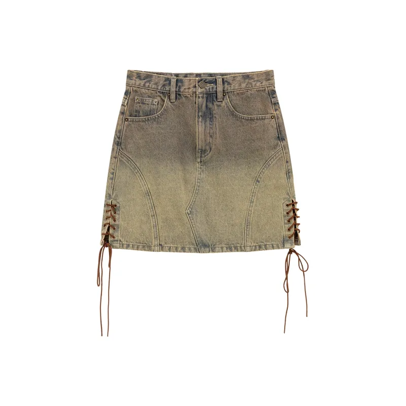 NO ONE ELSE Casual Short Skirts Women's Brown-0