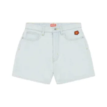 KENZO Denim Shorts Women's Light Blue