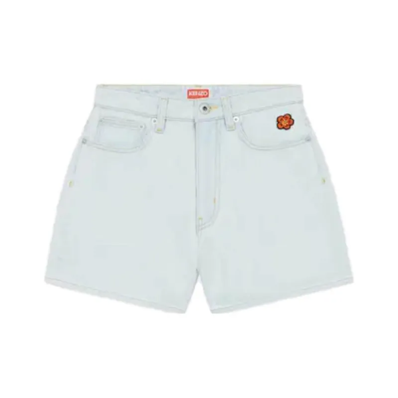 KENZO Denim Shorts Women's Light Blue-0