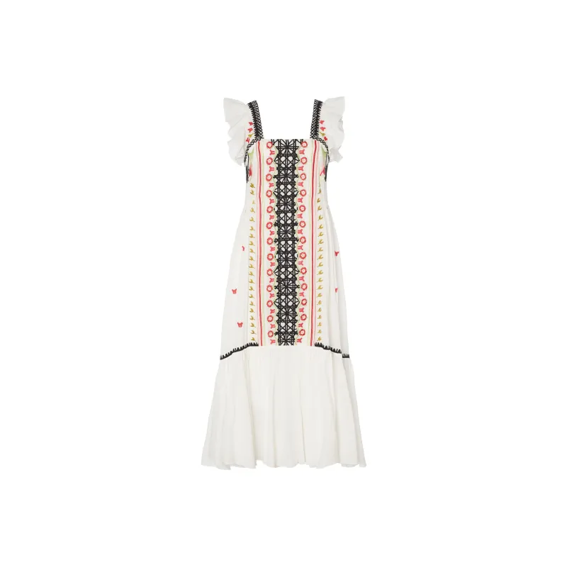 Temperley London Florentine Midi Dress-0