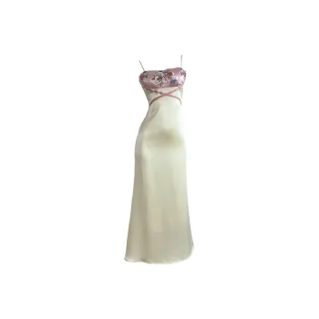 PLANE DRIFT Slip Dress Women's Apricot