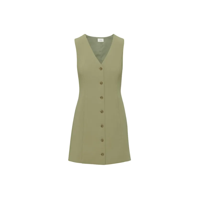 ARITZIA Wilfred Chester Dress Sleeveless Dress Women's Bosana Green-0
