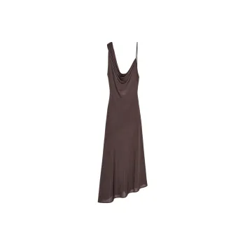 ZARA Slip Dresses Women's Brown
