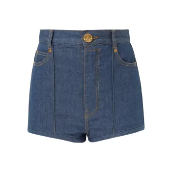 Zimmermann Denim Short Skirts Women's Blue